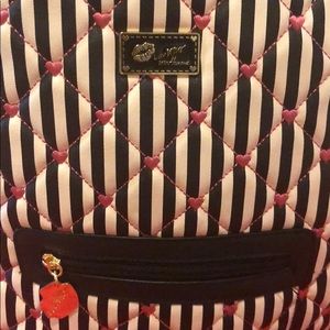 Betsey Johnson leather backpack.